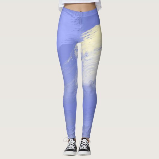 abstracte schilderkunst leggings (Voorkant)