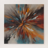 Abstracte schilderkunst legpuzzel (Horizontaal)