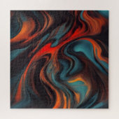 Abstracte schilderkunst legpuzzel (Horizontaal)