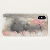 Abstracte schilderkunst met monogram Case-Mate iPhone case (Achterkant (horizontaal))