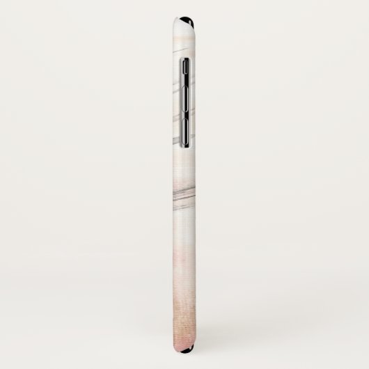 Abstracte schilderkunst met monogram Case-Mate iPhone case (Achterkant/links)