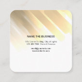 Abstracte schilderkunst met roze Waterverf tot een Vierkante Visitekaartje (Achterkant)