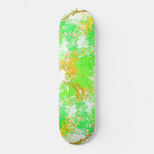 Abstracte schilderkunst persoonlijk skateboard