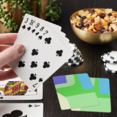 abstracte schilderkunst pokerkaarten (Insitu)