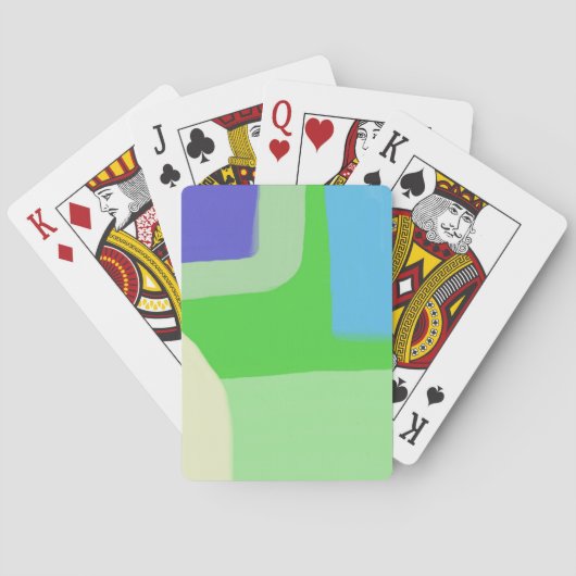 abstracte schilderkunst pokerkaarten (Achterkant)