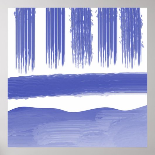 abstracte schilderkunst poster (Voorkant)