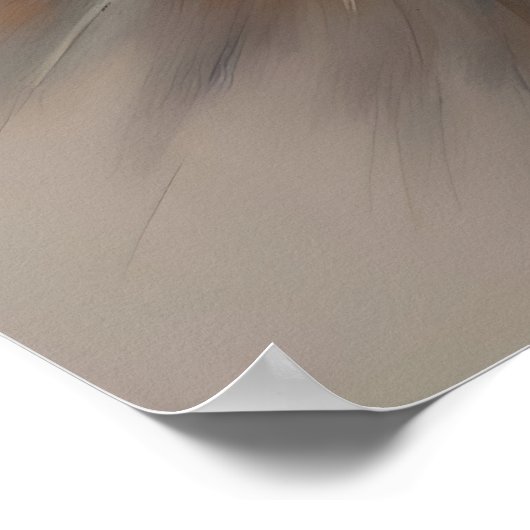 Abstracte schilderkunst poster (Hoek)