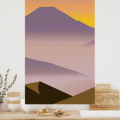 Abstracte schilderkunst poster (Keuken)