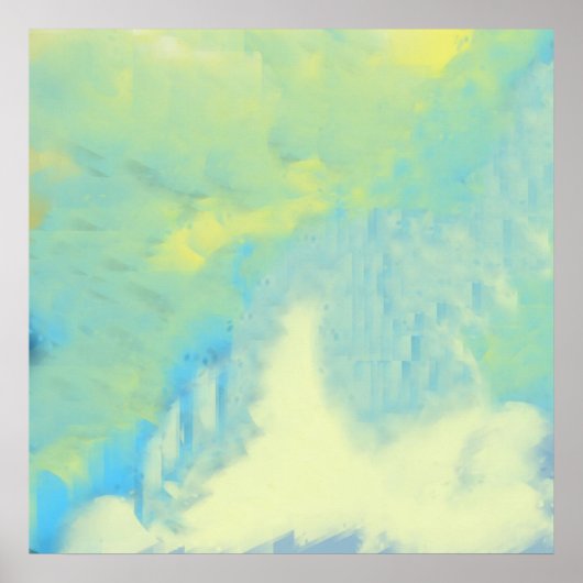 abstracte schilderkunst poster (Voorkant)