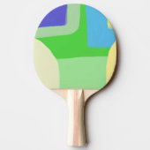 abstracte schilderkunst tafeltennisbatje (Achterkant)