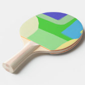 abstracte schilderkunst tafeltennisbatje (Voorkant Gekanteld)