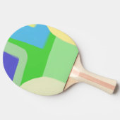 abstracte schilderkunst tafeltennisbatje (Zijkant)