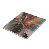 Abstracte schilderkunst tegeltje (Zijkant)