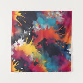 Abstracte schilderkunst wandkleed (Voorkant (horizontaal))