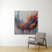 Abstracte schilderkunst wandkleed (In situ)