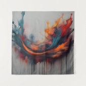 Abstracte schilderkunst wandkleed (Voorkant)