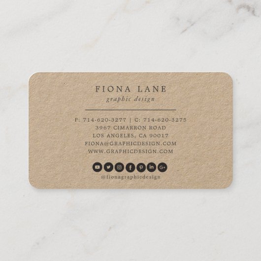 Abstracte schilderpenseel kleurig visitekaartje (Achterkant)