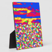 Abstracte schilderPlaque Transcendence-oil Fotoplaat (Zijkant)