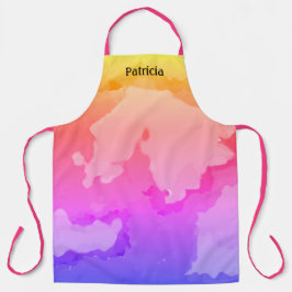 Abstracte Schilderroze inktspalk Koel Schort