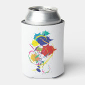 Abstracte schildersplatter Art Modern Cool.ai Blikjeskoeler (Blikje Voorkant)