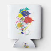 Abstracte schildersplatter Art Modern Cool.ai Blikjeskoeler (Achterkant)