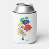 Abstracte schildersplatter Art Modern Cool.ai Blikjeskoeler (Blikje Achterkant)