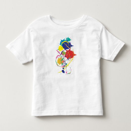 Abstracte schildersplatter Art Modern Cool.ai Kinder Shirts (Voorkant)