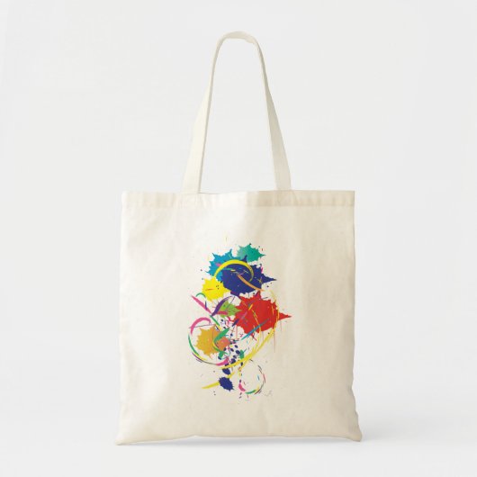 Abstracte schildersplatter Art Modern Cool.ai Tote Bag (Voorkant)