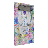 Abstracte schilderverf voor waterverf met bul mini klembord (Schuin)