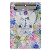 Abstracte schilderverf voor waterverf met bul mini klembord (Voorkant)