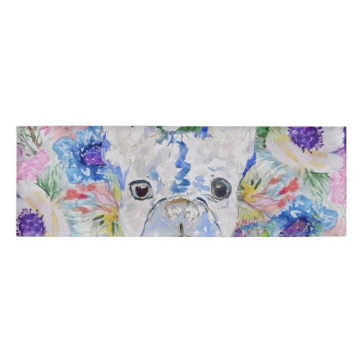 Abstracte schilderverf voor waterverf met bul naambadge (Voorkant)