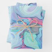 Abstracte schilderverven inpakpapier vel (In situ)