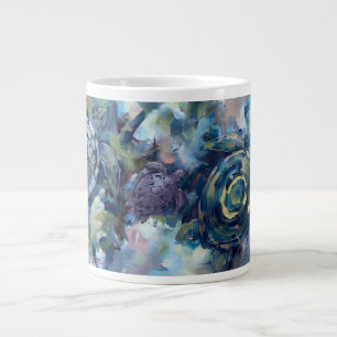 Abstracte Schildpad Grote Koffiekop