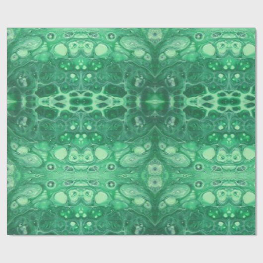 Abstracte schildpad kaliedoscoop cadeaupapier (Vlak)