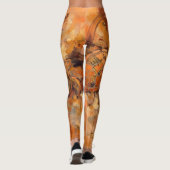 Abstracte Schildpad Leggings (Achterkant)