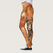 Abstracte Schildpad Leggings (Links)