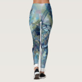 Abstracte Schildpad Leggings (Achterkant)