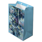 Abstracte Schildpad Medium Cadeauzakje (Achterkant Gekanteld)
