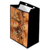 Abstracte Schildpad Medium Cadeauzakje (Voorkant Gekanteld)