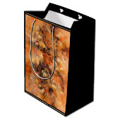 Abstracte Schildpad Medium Cadeauzakje (Achterkant Gekanteld)