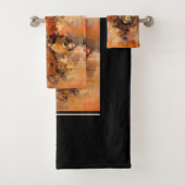 Abstracte schildpadden bad handdoek (Insitu)