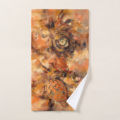 Abstracte schildpadden bad handdoek (Handdoek)