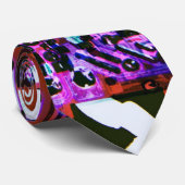 abstracte schimmelplaat voor elektrisch circuit stropdas (Opgerold)