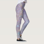Abstracte, schitterende geometrische textuur. leggings (Rechts)