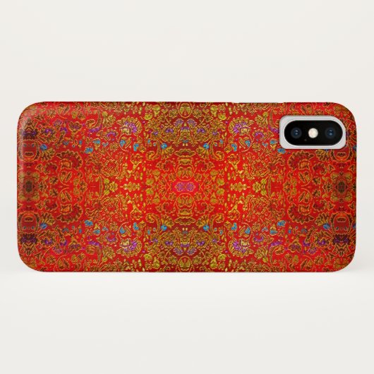 Abstracte schitterende monsters Case-Mate iPhone case (Achterkant (horizontaal))