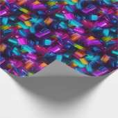 Abstracte schittering cadeaupapier (Hoek)