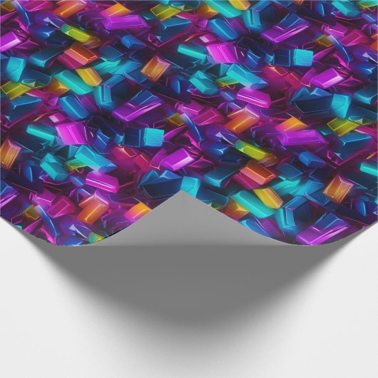 Abstracte schittering cadeaupapier (Hoek)