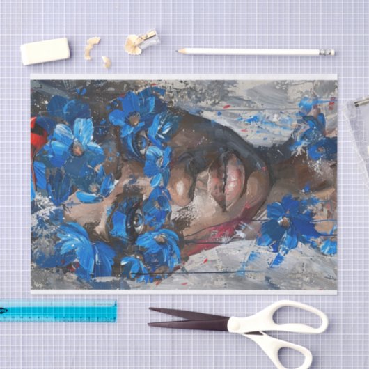 Abstracte schoonheden1 tissuepapier (Craft)