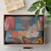 Abstracte schoonheden2 tissuepapier (Geschenk)