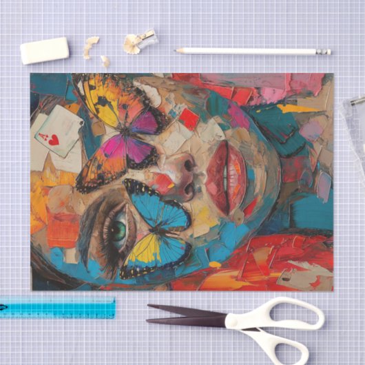 Abstracte schoonheden2 tissuepapier (Craft)